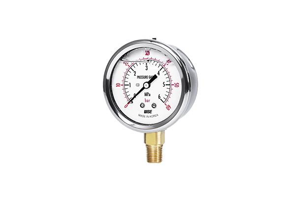 General service liquid filled pressure gauge (Bourdon Tube)