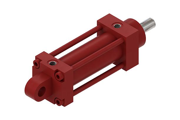 Tie Rod Cylinders HVB Series (Mounting by rear eye)
