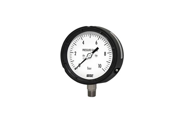 Safety pattern type pressure gauge (Bourdon Tube)