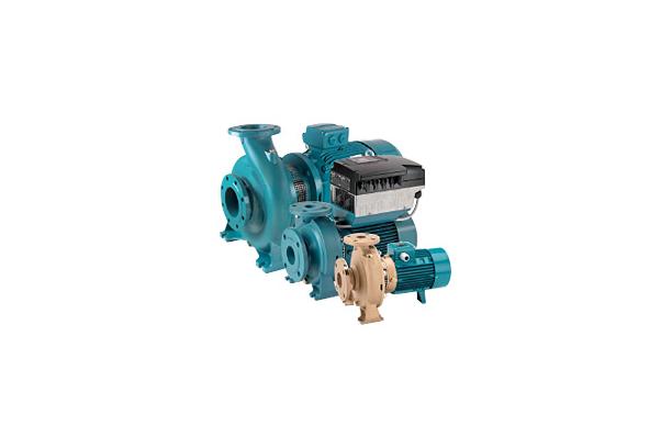 Close coupled centrifugal pumps with threaded ports