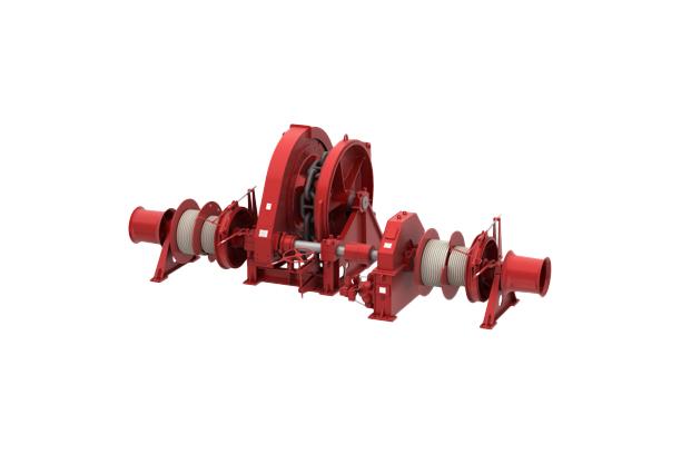 Electro-hydraulic deck machinery