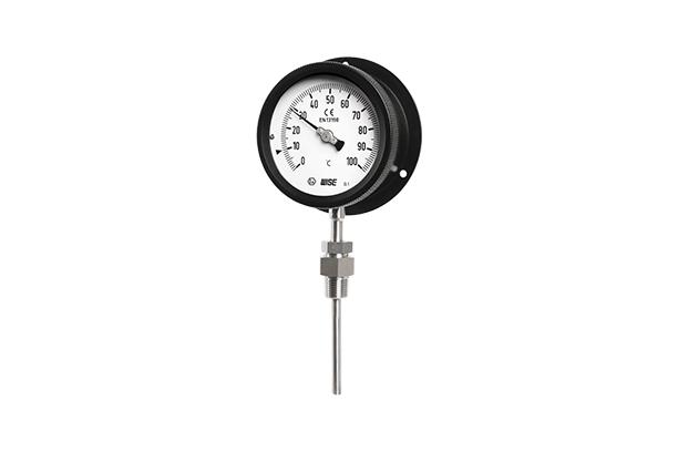 Direct reading thermometer with aluminium case