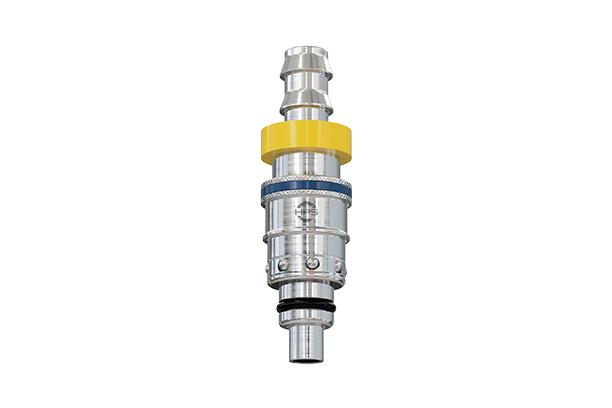 Straight Valved Plug for Push-lock Hose
