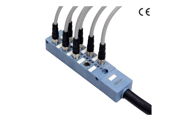 Main cable integrated M8 branch box MSA Series (M12/M8 Sensor Distributor)