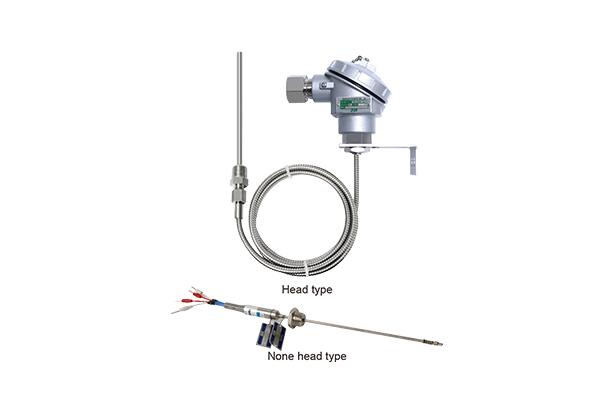 Extension lead wire thermocouple and resistance temperature detector