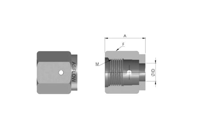 HVCR Female Nut