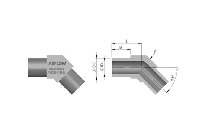 Micro 45˚ Elbow