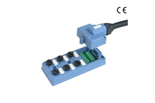 Terminal block mounting type branch box MPT Series (M12/M8 Sensor Distributor)
