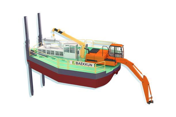 Amphibious Dredger