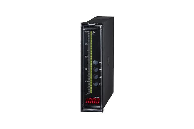 Bar graphic indicator with alarm