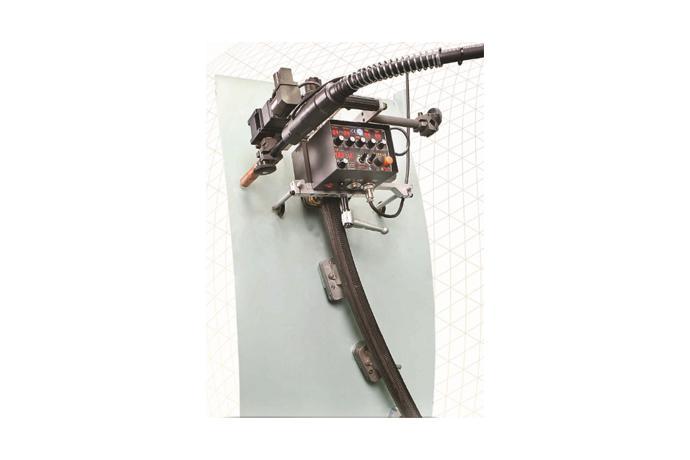 Butt/Fillet Weaving welder with Flexible Rubber Rail