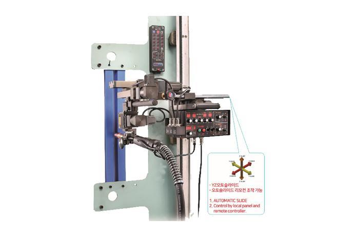 Butt/Fillet Weaving welder with Automatic Slide Magnet On-OFF switch