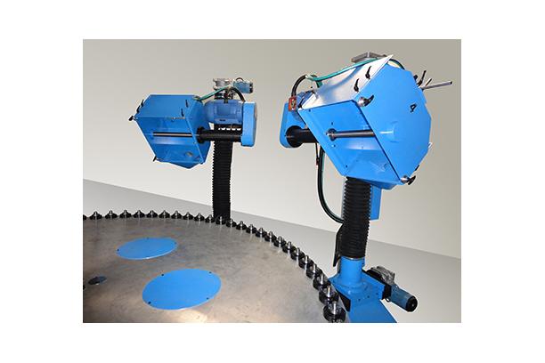 Continuous rotation table with C.P.L. type polishing unit