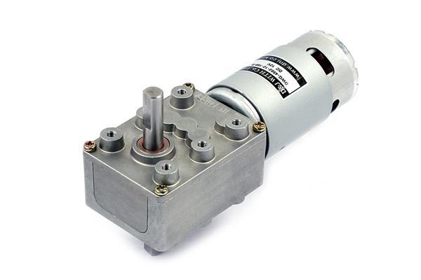 Worm Geared DC Motor (Double Shaft)