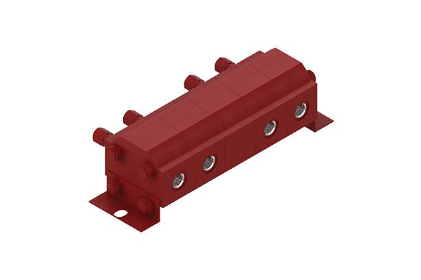Geared Rotating Flow Divider