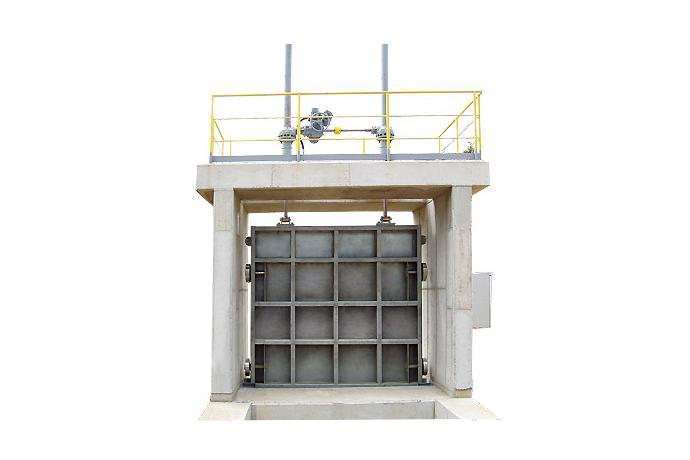 Roller Gate-type Sluice Gate