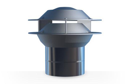 Anti Backdraft Wall Cap