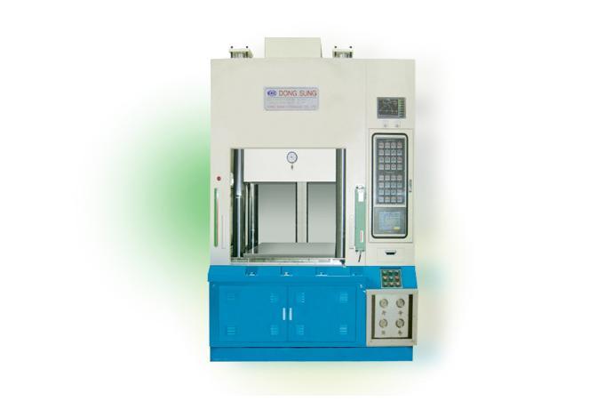 Vacuum transfer molding press