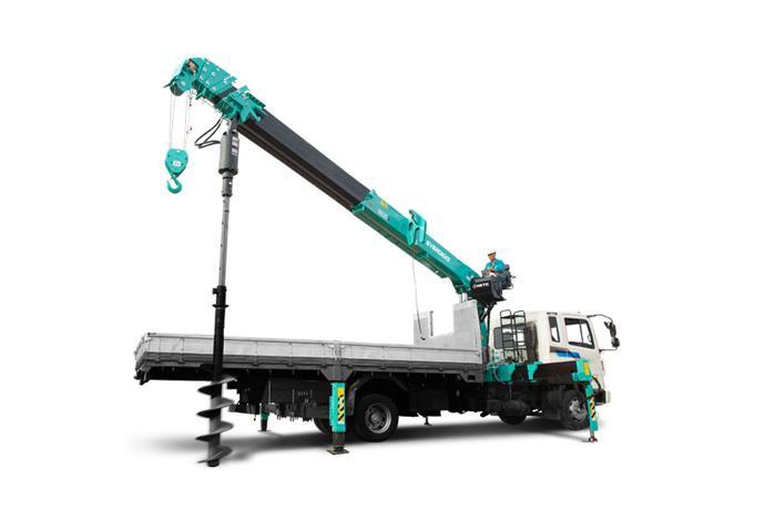 Auger Attached Crane