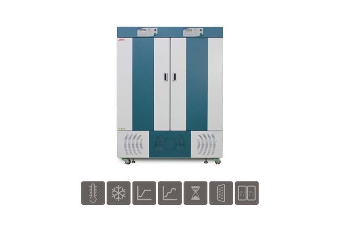 Two x 250L Dual Chamber Refrigerated Incubator