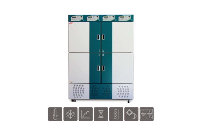 Four x 125L Programmable Multi-Room Incubator