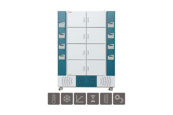 Eight x 26L Programmable Multi-Room Incubator