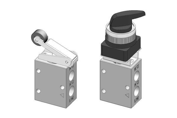 3Port Mechanical Valve (N.C, N.O Type)