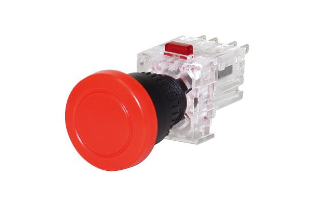Emergency push button switch