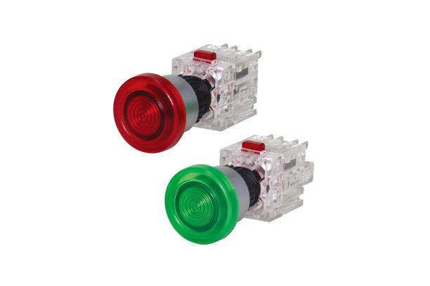 Lamp emergency push button switch