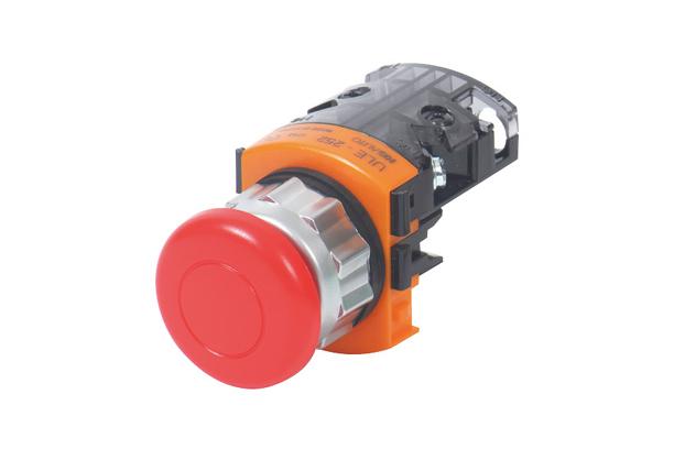 Emergency push button switch