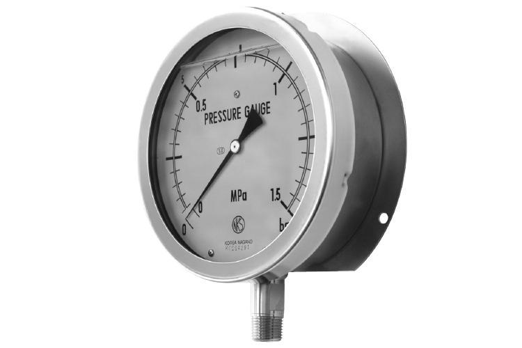 Liquid Filled Type - Stainless Steel Pressure Gauge