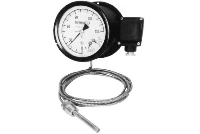 Thermometer with Electric Contact