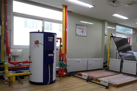 Solar Water Heating Experimental Equipment (Real Type)