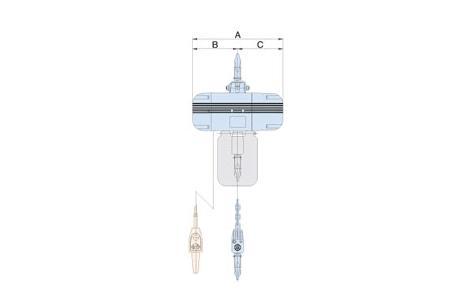 Hook suspension type Chain hoist