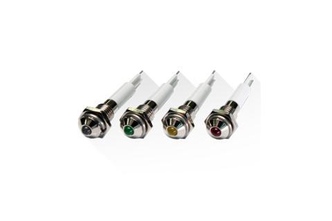 6mm LED 인디게이터 (리드 와이어 납땜형)