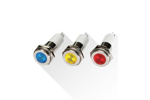 12mm LED 인디게이터 (터미널 단자 삽입형)