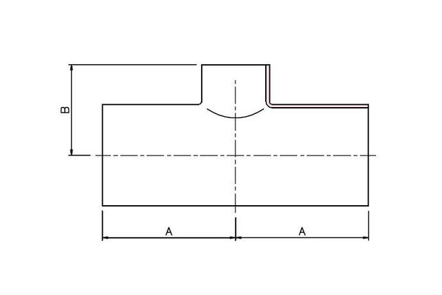 Weld Fittings - Reducing Tee -W-