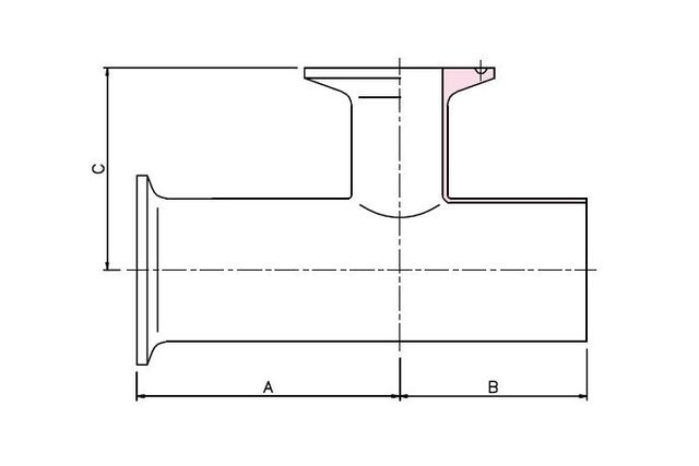Weld Fittings - Reducing Tee -FFW-