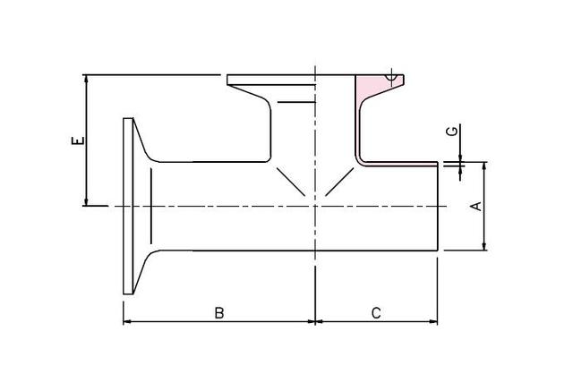 Weld Fittings - Low Neck Tee -FFW-