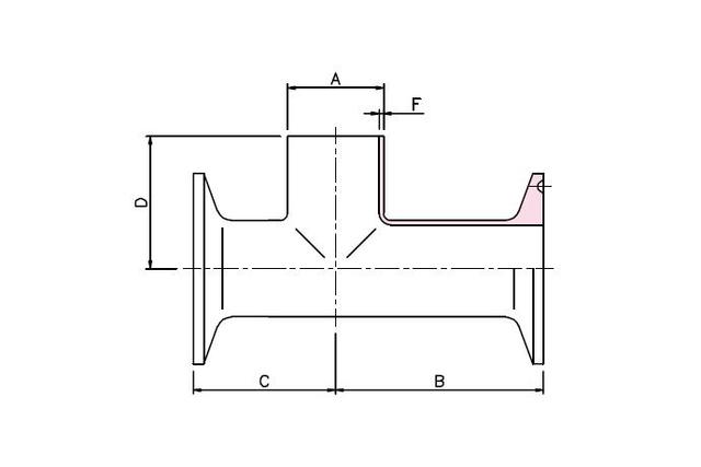 Weld Fittings - Low Neck Tee -FWF-