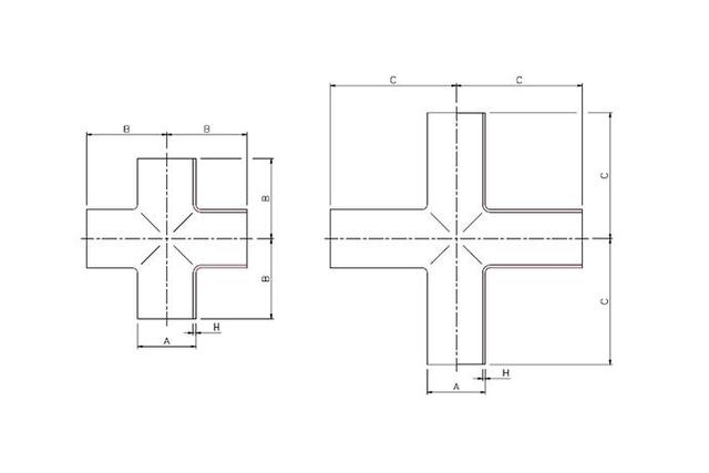 Weld Fittings - Cross Tee