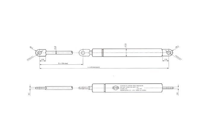 Gas Spring (Regular Type)