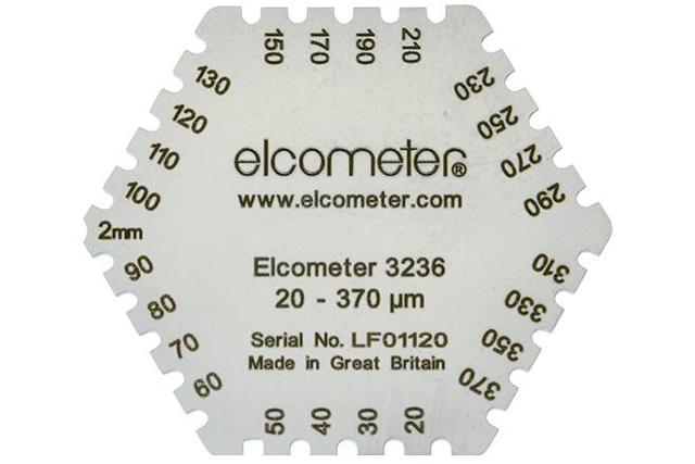 Hexagonal Wet Film Comb