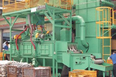 Wire Mesh Belt Type Shot Machine