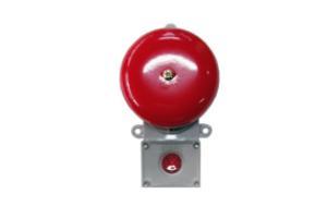 Alarm bell with lamp