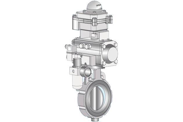 Pneumatic Butterfly Valve