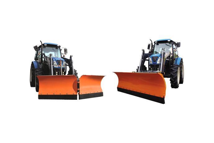 Front loader type, Butterfly snowplow