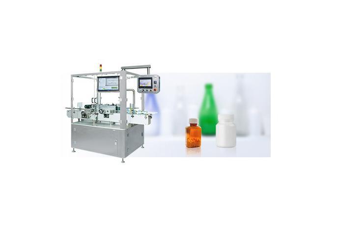 Pharmaceutical Round Container Labeling Machine