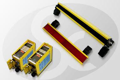 반사식 프레스 및 전단기 방호장치