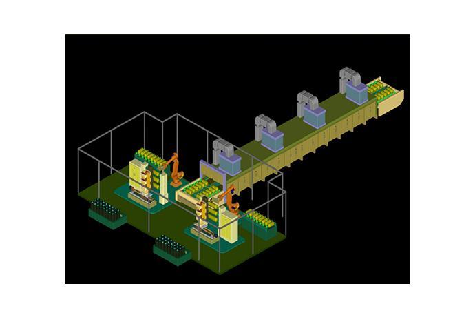 Automatic Production Line for Pressure Vessel (Robot Winding system)